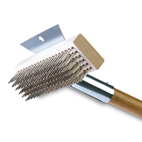 Best Economy Broiler Brush for Grilling & BBQ - Heavy Duty Stainless Steel Cleaning Tool for Oven, Grill, and Stovetop - Perfect for Outdoor Cooking & Kitchen Cleaning