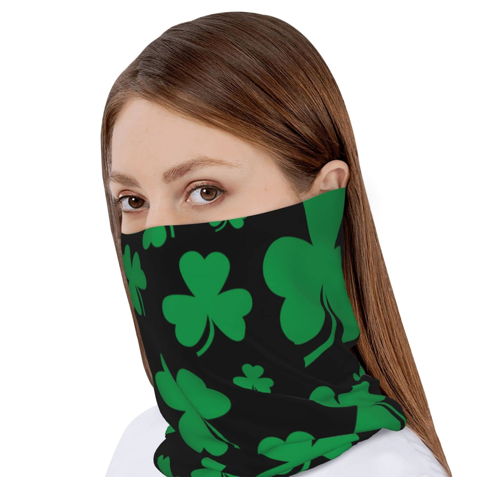 ASYG St. Patrick's Day Shamrocks Beanie Hat for Men & Women - Warm Knit Slouchy Skull Cap for Winter - Perfect for Irish Festivals, Holiday Parties & Cold Weather Outfits