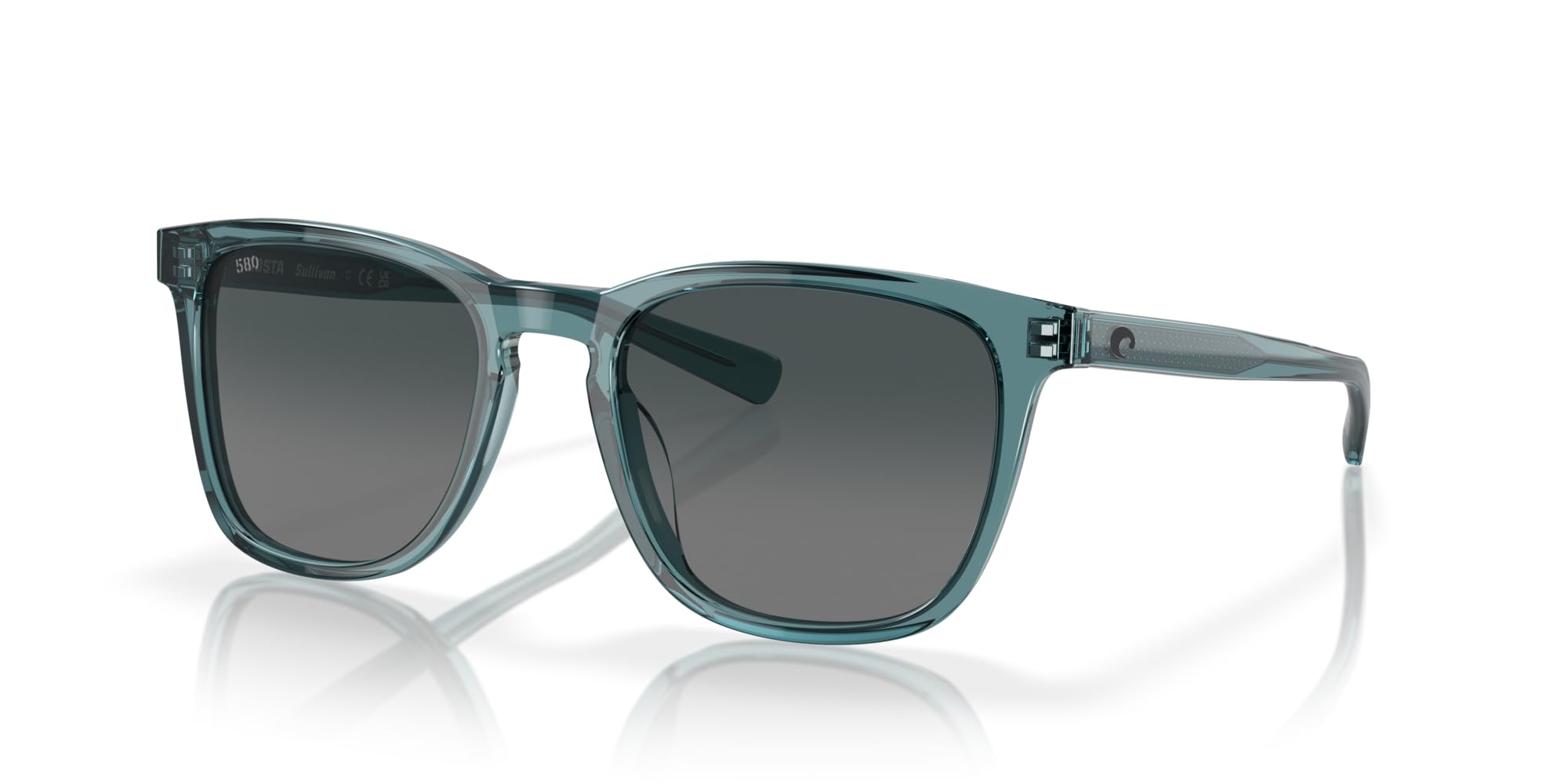 Costa Del Mar Men's Sullivan Square Polarized Sunglasses - UV Protection, Durable Frame for Fishing, Driving & Outdoor Activities
