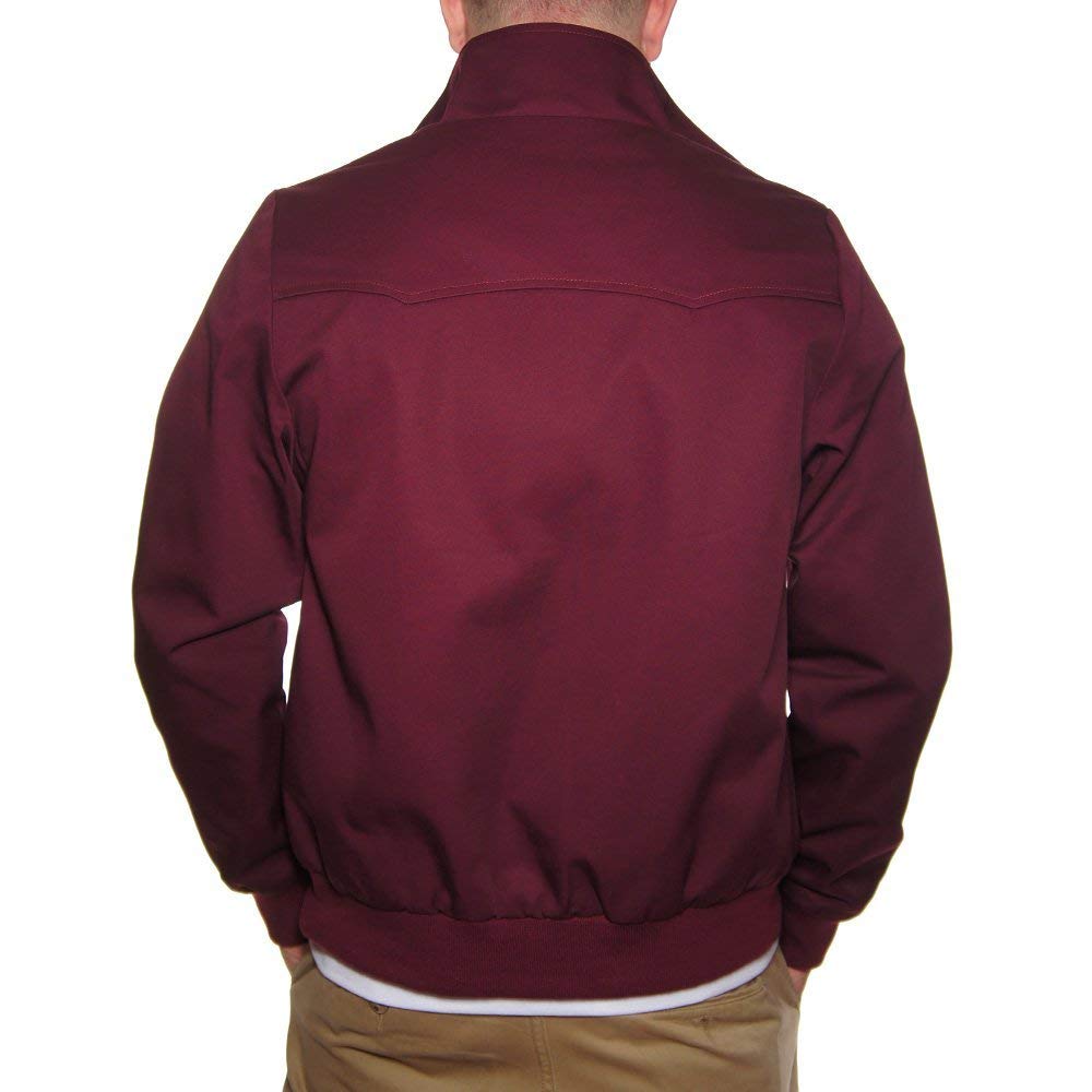 Merc London Men's Retro Mod Harrington Jacket - Vintage Style Lightweight Windbreaker for Casual & Smart Outfits | Perfect for Spring, Fall & Travel
