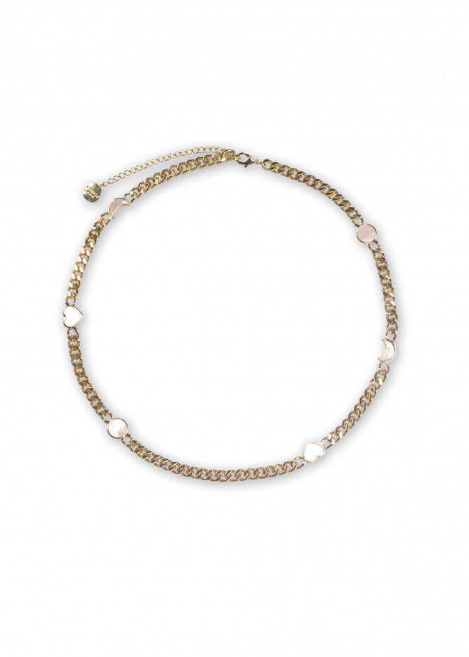 Nesma Clear Crystal Necklace for Women - Elegant Pendant Jewelry for Parties, Weddings & Everyday Wear