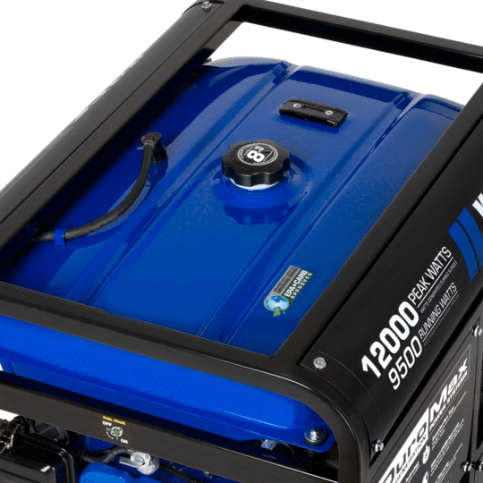 DuroMax XP12000E 9500W/12000W Dual Fuel Portable Generator with Electric Start - Ideal for Home Backup Power, Camping & Emergency Use