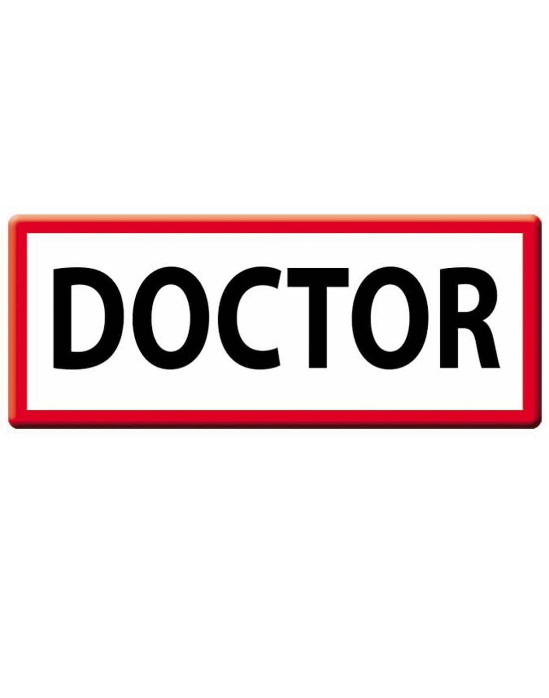 Doctor Iron On Applique Patch - Medical Costume & Scrubs Embellishment for Halloween, Cosplay, and DIY Crafts