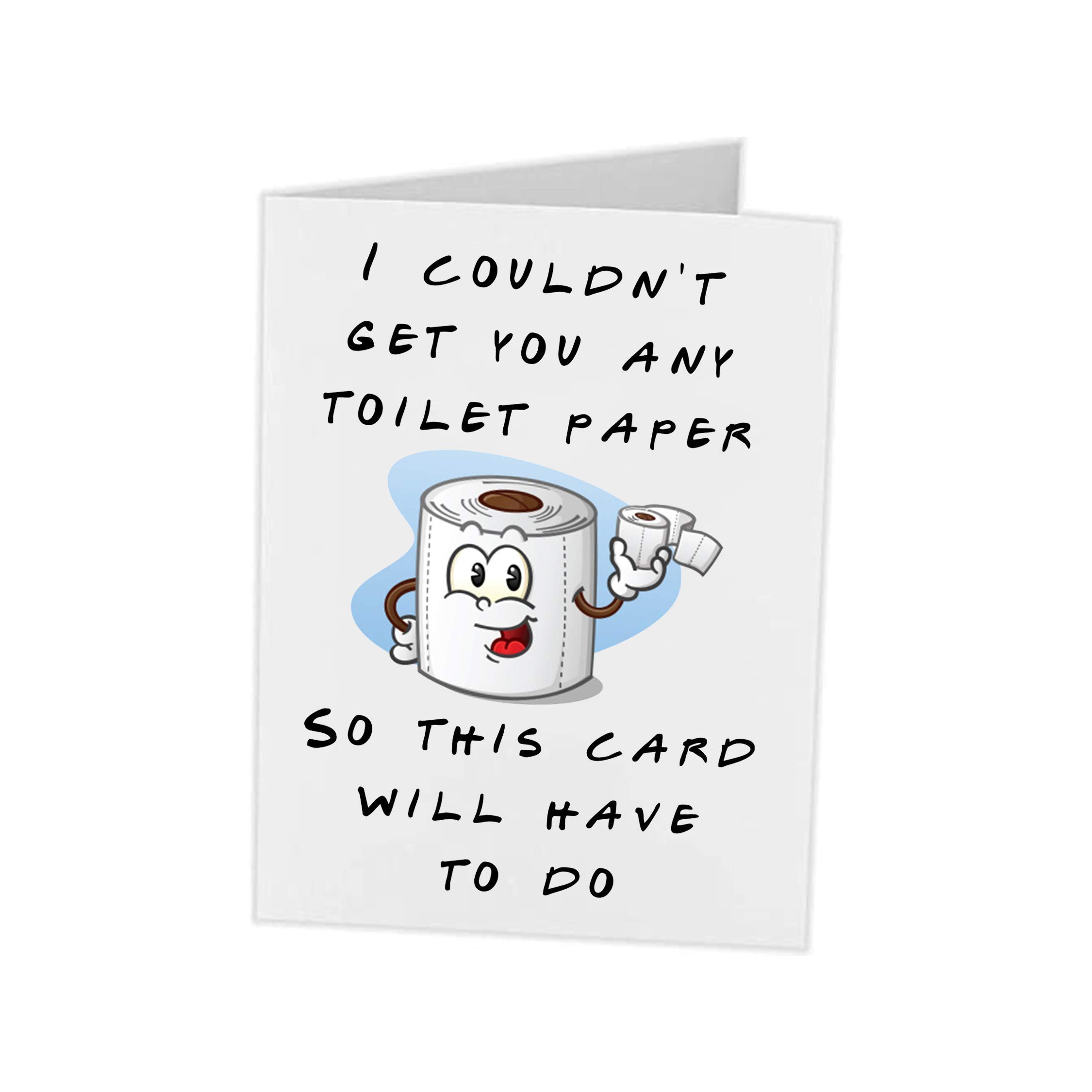 Funny Birthday & Quarantine Greeting Cards | Custom Toilet Paper & Social Distance Cards | Personalized Gifts for Friends & Family | Perfect for Pandemic Humor & Long-Distance Connections