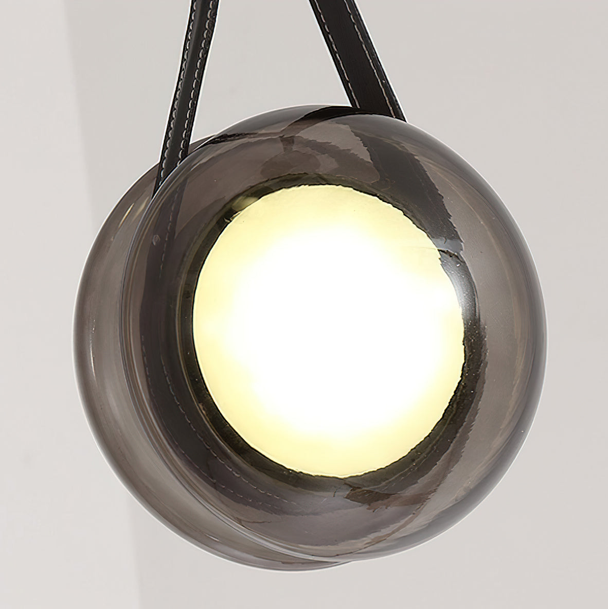 Modern Blackhole Glass Pendant Light Fixture - Elegant Ceiling Lighting for Dining Room, Kitchen Island & Bedroom Decor