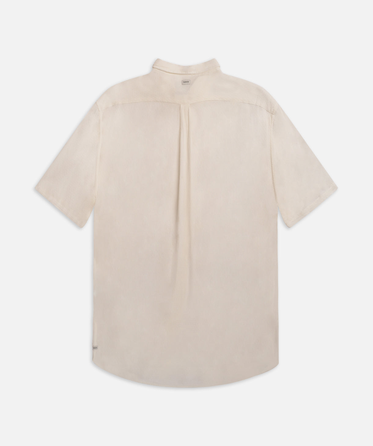 Portenza Short Sleeve Shirt for Men - Breathable Cotton Casual Tee in Off White | Perfect for Summer Outfits, Beach Wear & Everyday Comfort