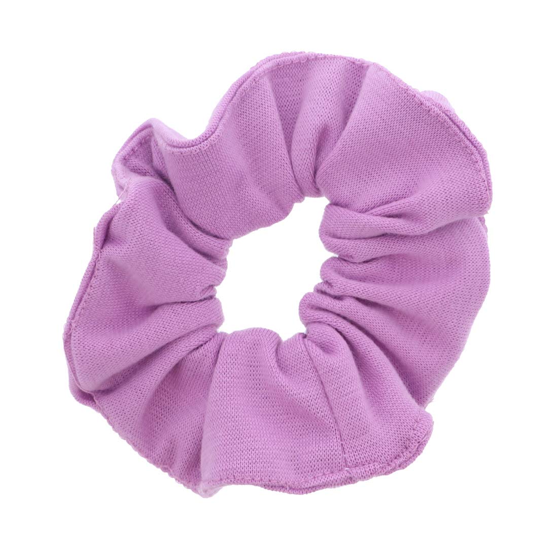 Large Solid Scrunchie Set of 6 - Light Pink, Lavender, Light Blue Hair Accessories for Women, Girls, Perfect for Everyday, Workout, and Party Styles