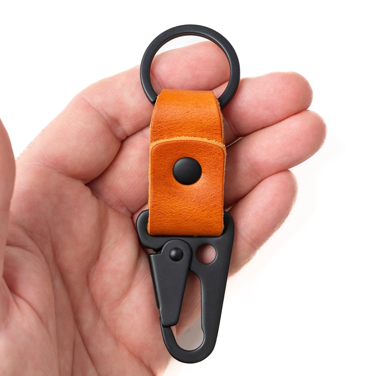 Premium Leather Keychain Clip - Durable & Stylish Key Holder for Home, Office, and Travel Accessories