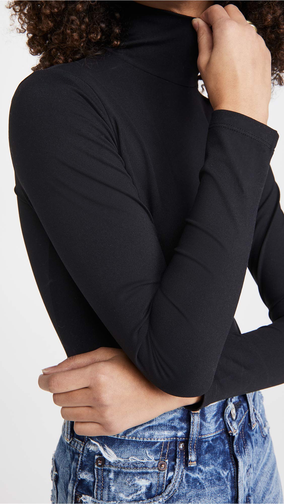 Susana Monaco Women's Turtleneck Long Sleeve Top - Soft Stretch Knit Sweater for Fall & Winter - Perfect for Office, Layering or Casual Outfits
