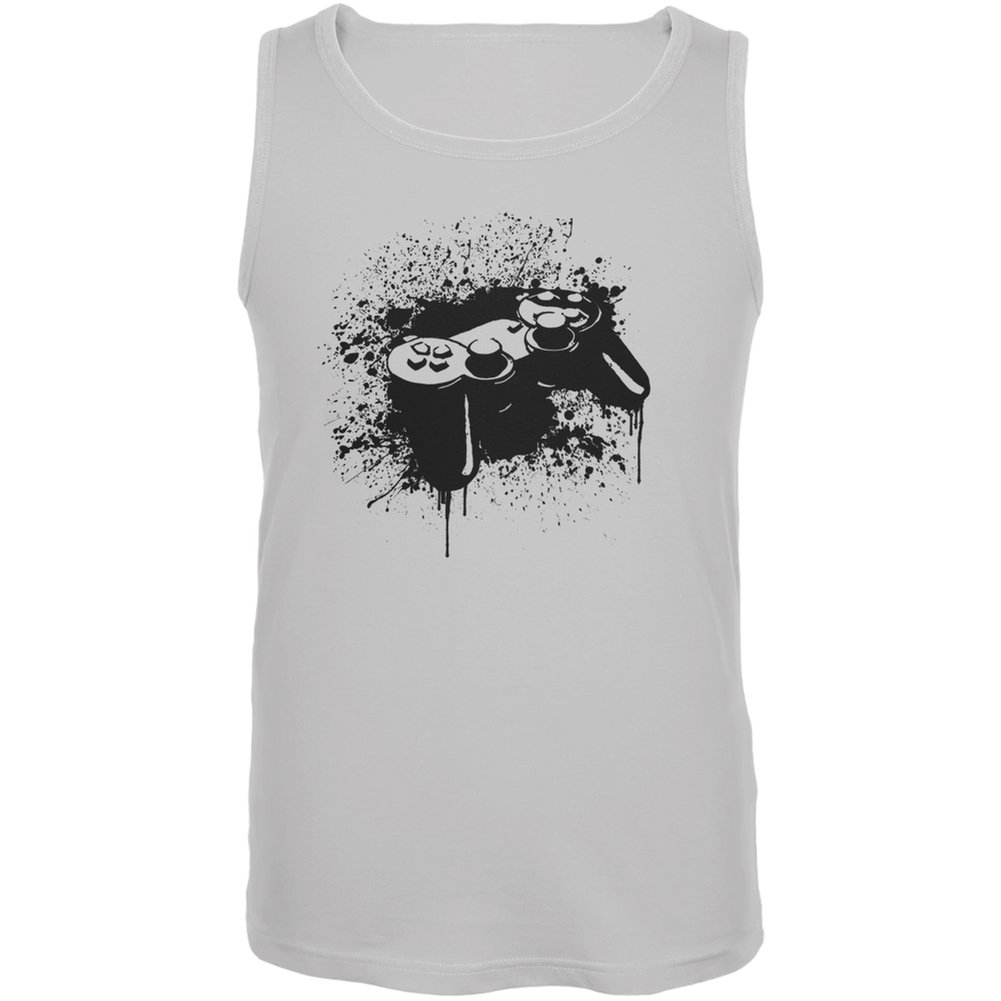 Wireless Gaming Controller Print Men's Tank Top - 2XL Size, Comfortable Breathable Fabric for Gamers, Perfect for Gaming Sessions & Summer Wear