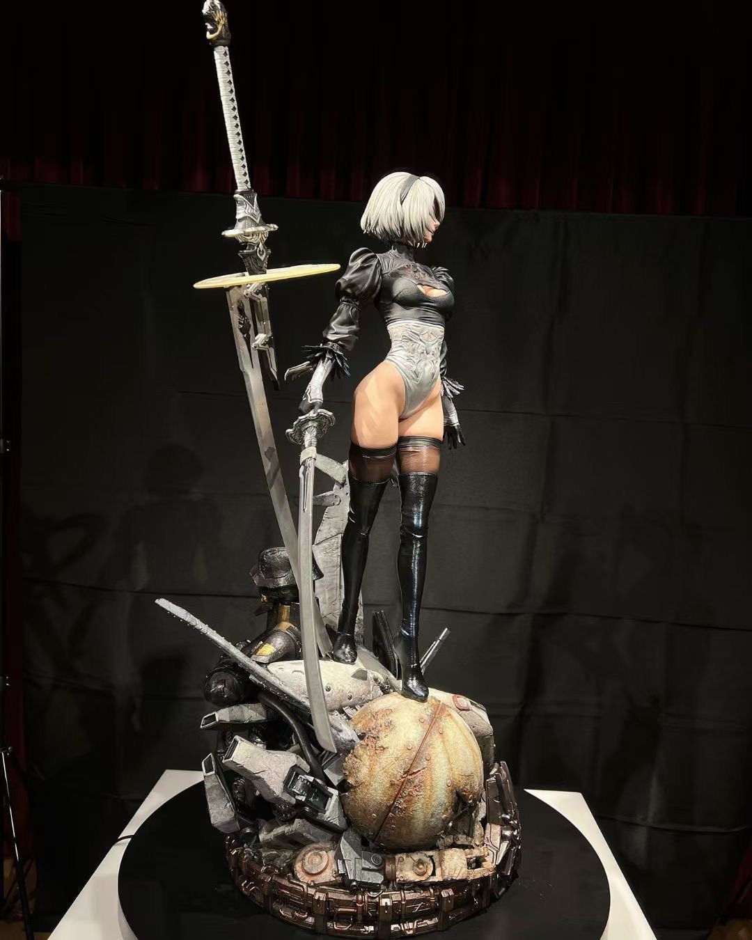 Prime1Studio x Square Enix Licensed Nier:Automata 2B 1/3 Scale Statue - Official Collectible Figure for Anime & Gaming Fans | Perfect for Display in Home Office or Gaming Room