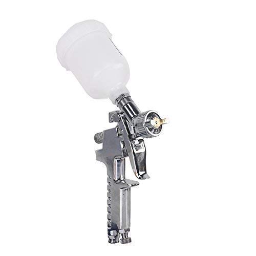 Valu-Air Mini HVLP Gravity Feed Touch Up Air Spray Gun with 0.8mm Nozzle - Professional Paint Sprayer for Automotive, Woodworking & DIY Home Projects