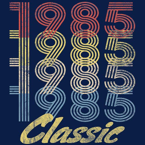 Classic 1985 Retro 40th Birthday T-Shirt for Men - Vintage 40 Year Old Gift Idea - Perfect for 1985 Birth Year Celebrations & Milestone Parties