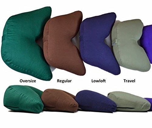 Organic Buckwheat Hull Meditation Cushion Set - Low Lift Cosmic Cushion & Cotton Batting Zabuton for Yoga, Zen Sitting, and Home Decor (Eco-Friendly & Comfortable)