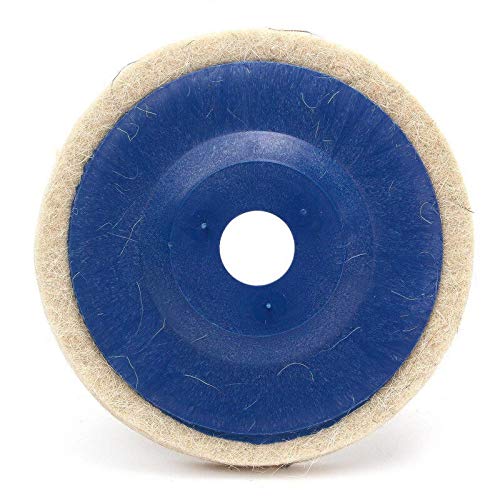 3pcs 4 Inch Wool Buffing Wheel for M.C 2020 Angle Grinder - 100mm Felt Polishing Disc Pad Replacement Parts - Perfect for Metal Polishing, Car Detailing & DIY Projects