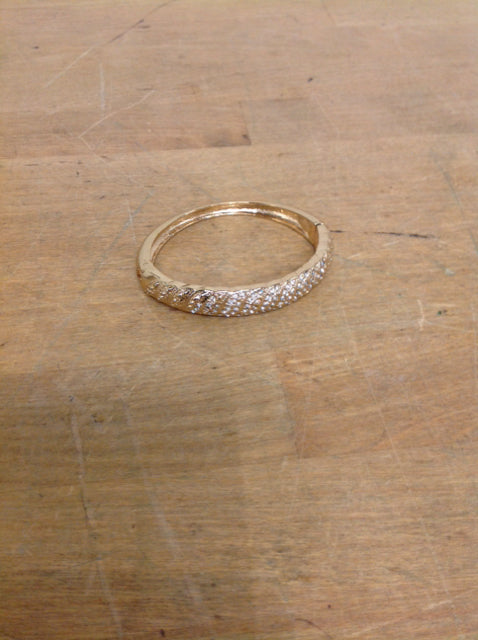 Elegant Gold Rhinestone Bracelet for Women - Fashion Jewelry Gift for Party, Wedding & Everyday Wear