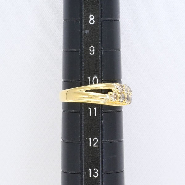 18K Yellow Gold Brown Diamond Ring for Women - Elegant & Unique Engagement, Wedding, Anniversary Jewelry Gift - Perfect for Special Occasions & Everyday Wear