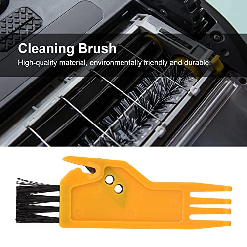 ABS Cleaning Brush for Vacuum Cleaner & Robot Sweeper - Compatible with Handheld Vacuums - Yellow Dust Brush - Perfect for Hard Floors, Carpets & Pet Hair Removal