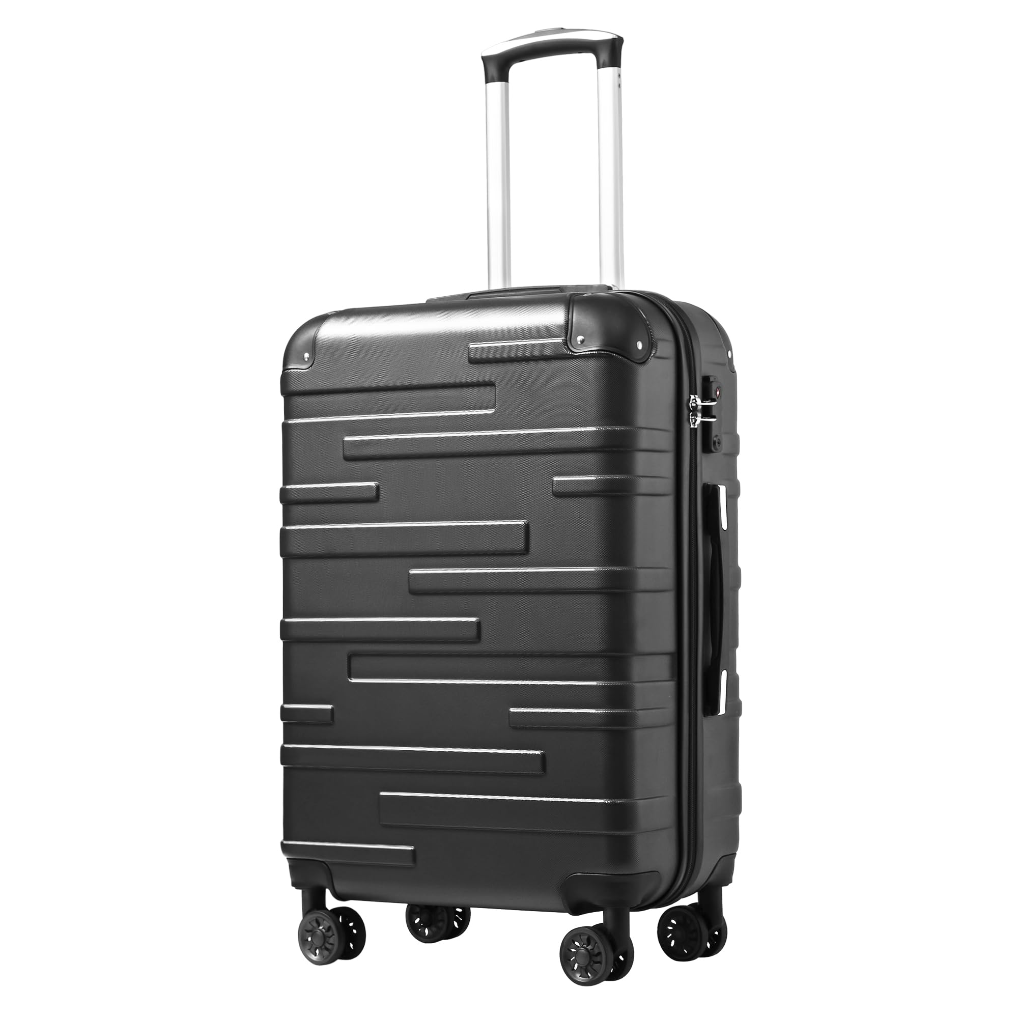 Coolife Hardside Carry-On Luggage with TSA Lock, Spinner Wheels & Telescopic Handle - Perfect for Air Travel, Business Trips & Weekend Getaways