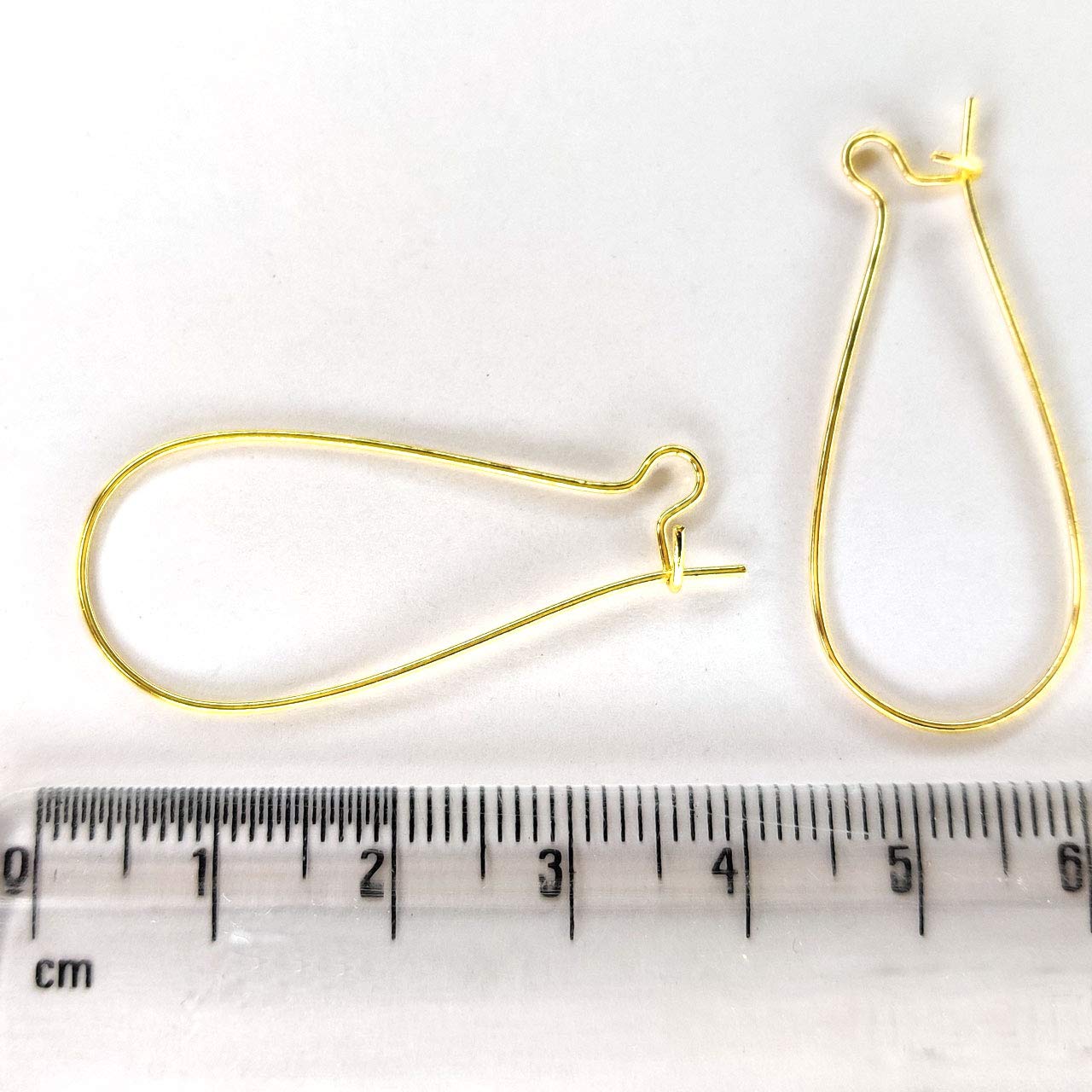 Mahabal Creations 20 Pairs Mixed Size Metal Wire Earring Hooks - DIY Jewelry Making Supplies for Handmade Earrings, Necklaces & Crafts (Medium & Large) - Perfect for Jewelry Designers, Crafters & Gift Making