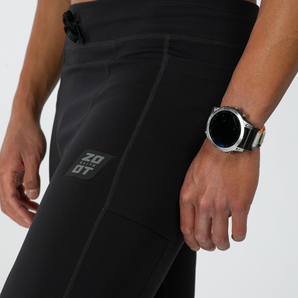 Men's Elite Run Tight - High Performance Compression Pants for Running & Workouts - Jet Black - Ideal for Marathon Training & Gym Sessions