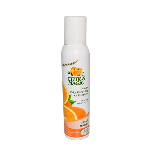 Bulk Saver Pack 12x3.5oz Citrus Magic Natural Odor Eliminating Air Freshener - Fresh Orange Scent | Eliminates Pet, Kitchen & Bathroom Odors | Home, Office & Car Use
