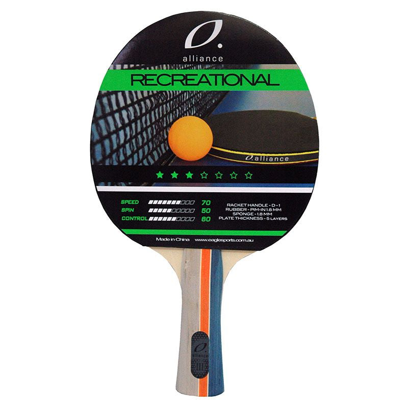 Alliance Typhoon 3 Star Premium Table Tennis Racket - Professional Ping Pong Paddle for Training & Competition | Perfect for Indoor Sports & Recreational Play