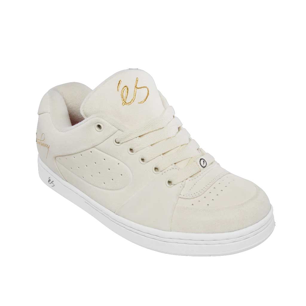 eS Accel OG Penny RS Skate Shoes in Creme - Retro Style for Street Skating & Casual Wear