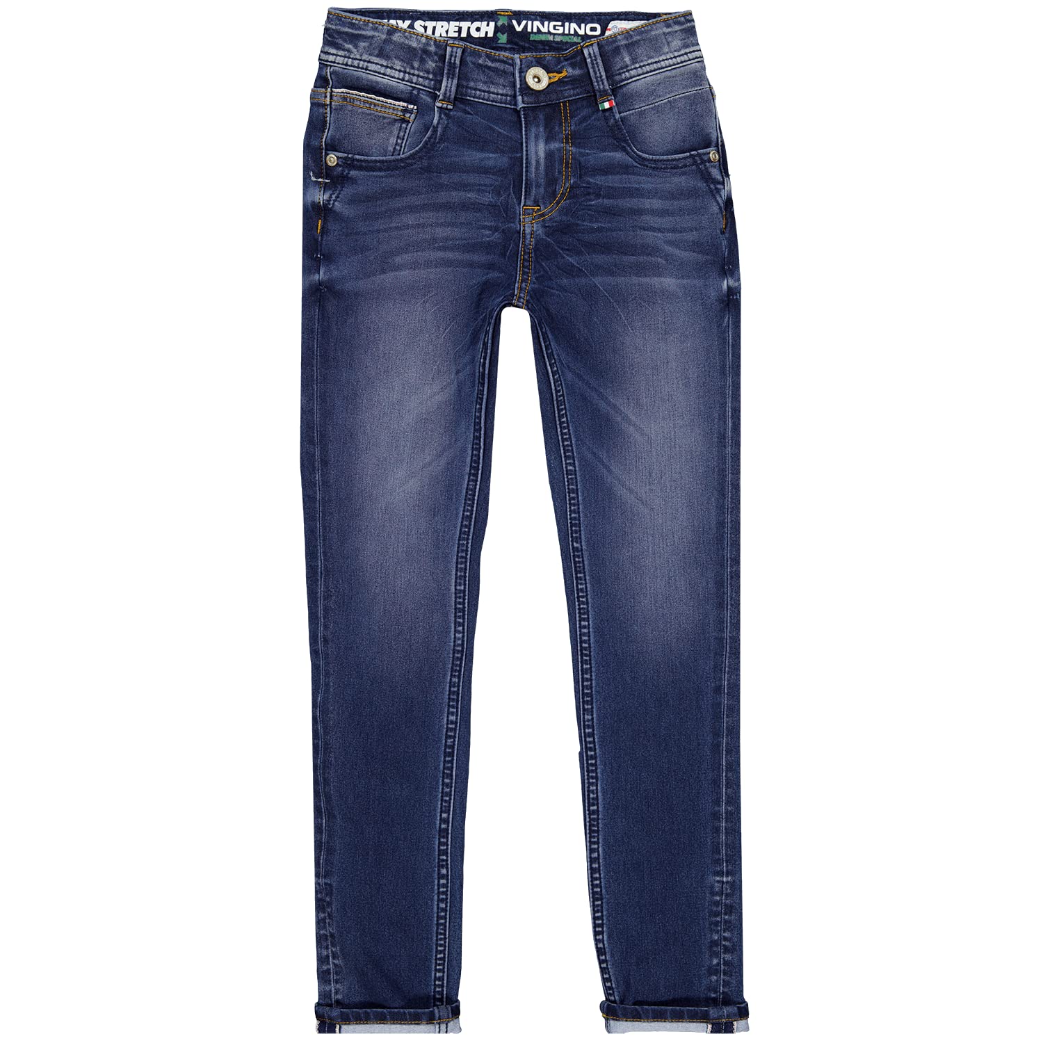 Vingino Boys' Alfons Jeans - Stylish & Comfortable Denim Pants for Kids | Perfect for School, Play & Everyday Wear