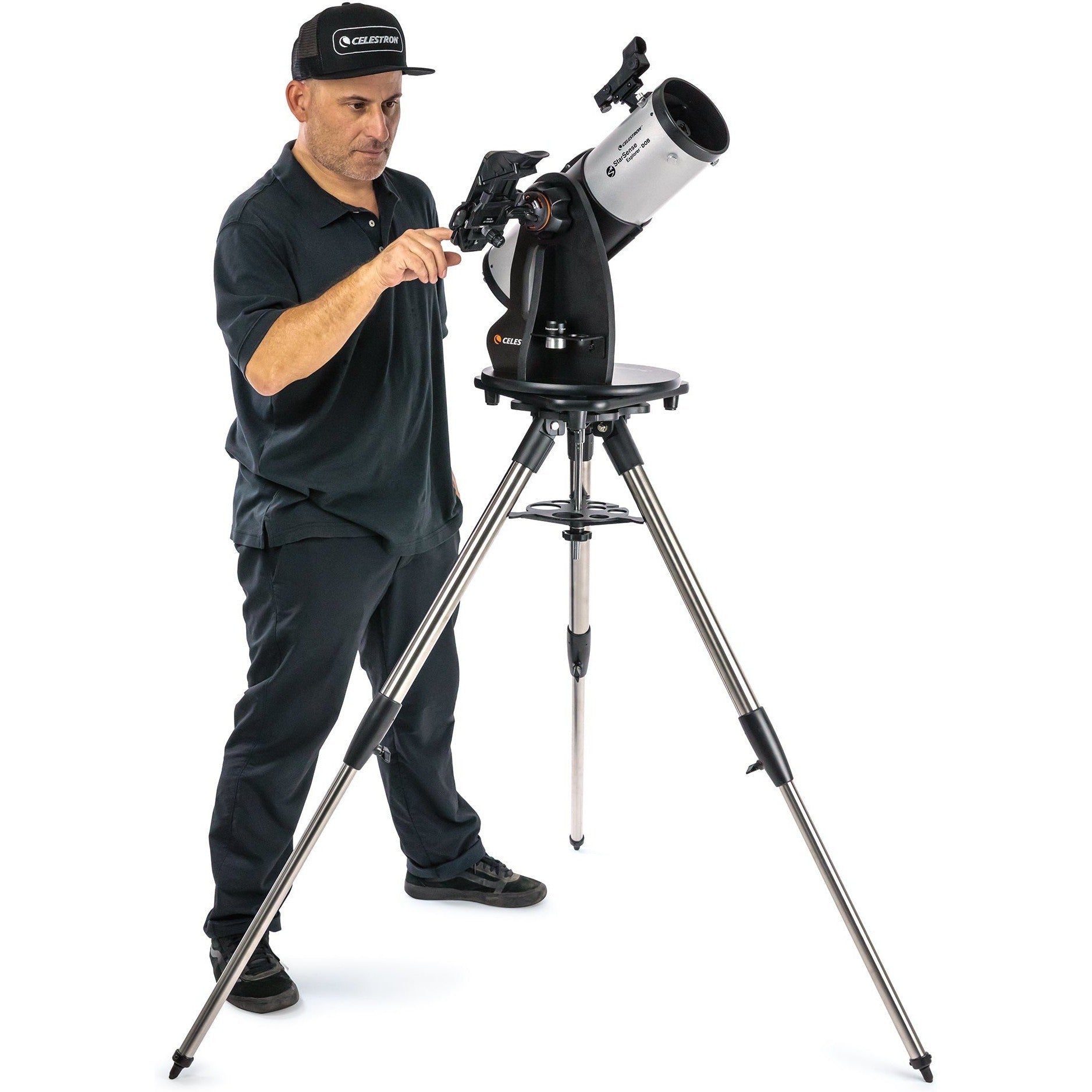 StarSense Explorer 114mm Smartphone App Enabled Tabletop Dobsonian Telescope - Portable Astronomy Telescope for Beginners & Kids, Perfect for Stargazing, Moon Observation & Backyard Astronomy