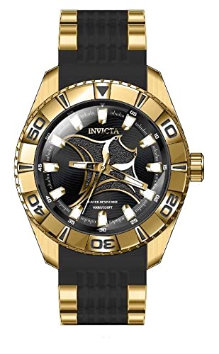 Invicta Pro Diver Manta Ray Men's Quartz Watch with Black Dial - Model 36829 | Waterproof Dive Watch for Swimming, Snorkeling & Everyday Wear