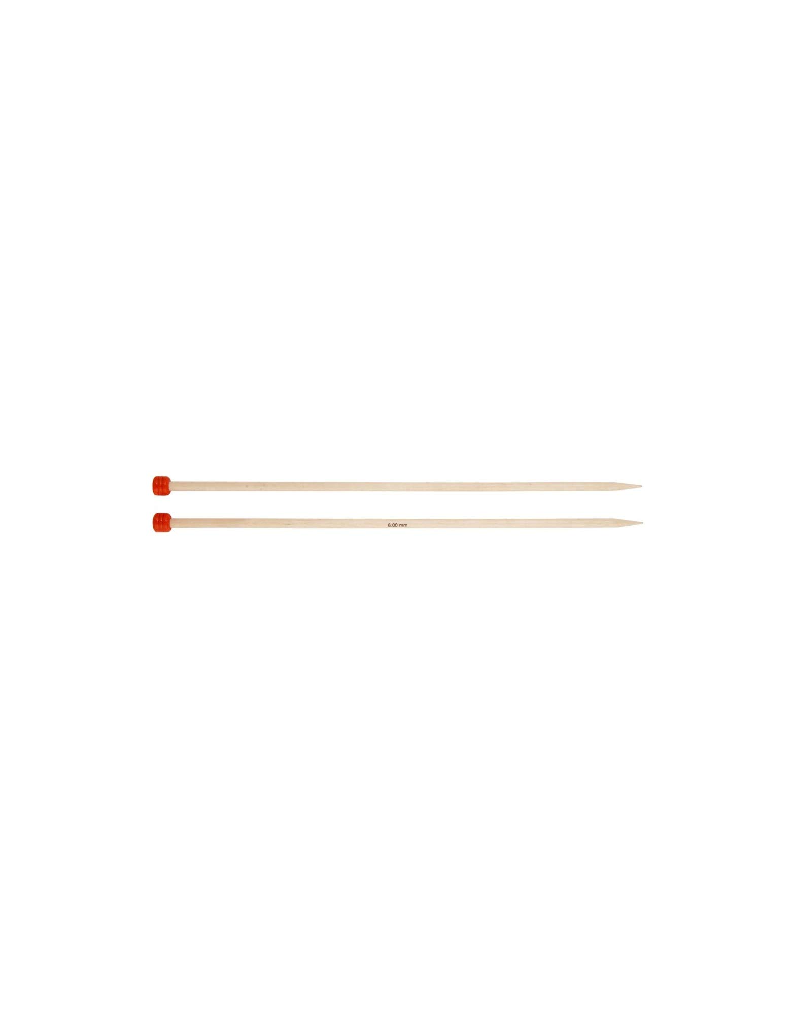 KnitPro 40cm x 9mm Single Pointed Knitting Needles - Premium Birch Wood for Smooth Stitching | Perfect for Scarves, Sweaters & DIY Craft Projects