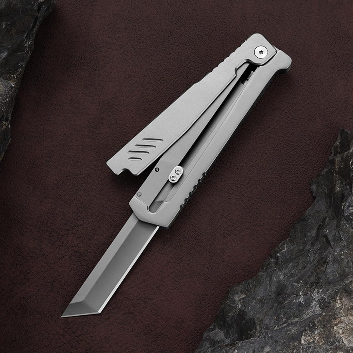 D2 Steel Folding Pocket Knife - 9.1