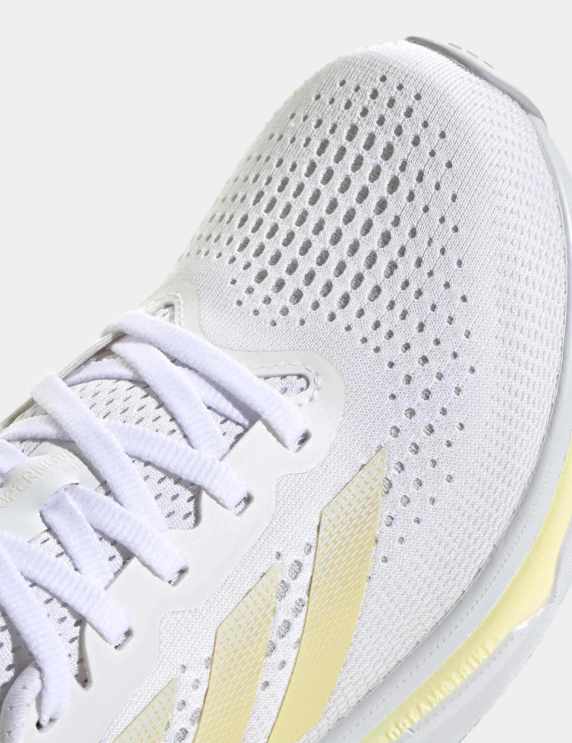 Supernova Rise Running Shoes for Men & Women - Lightweight Cloud White/Zero Metallic/Almost Yellow - Perfect for Jogging, Gym Workouts & Daily Walking