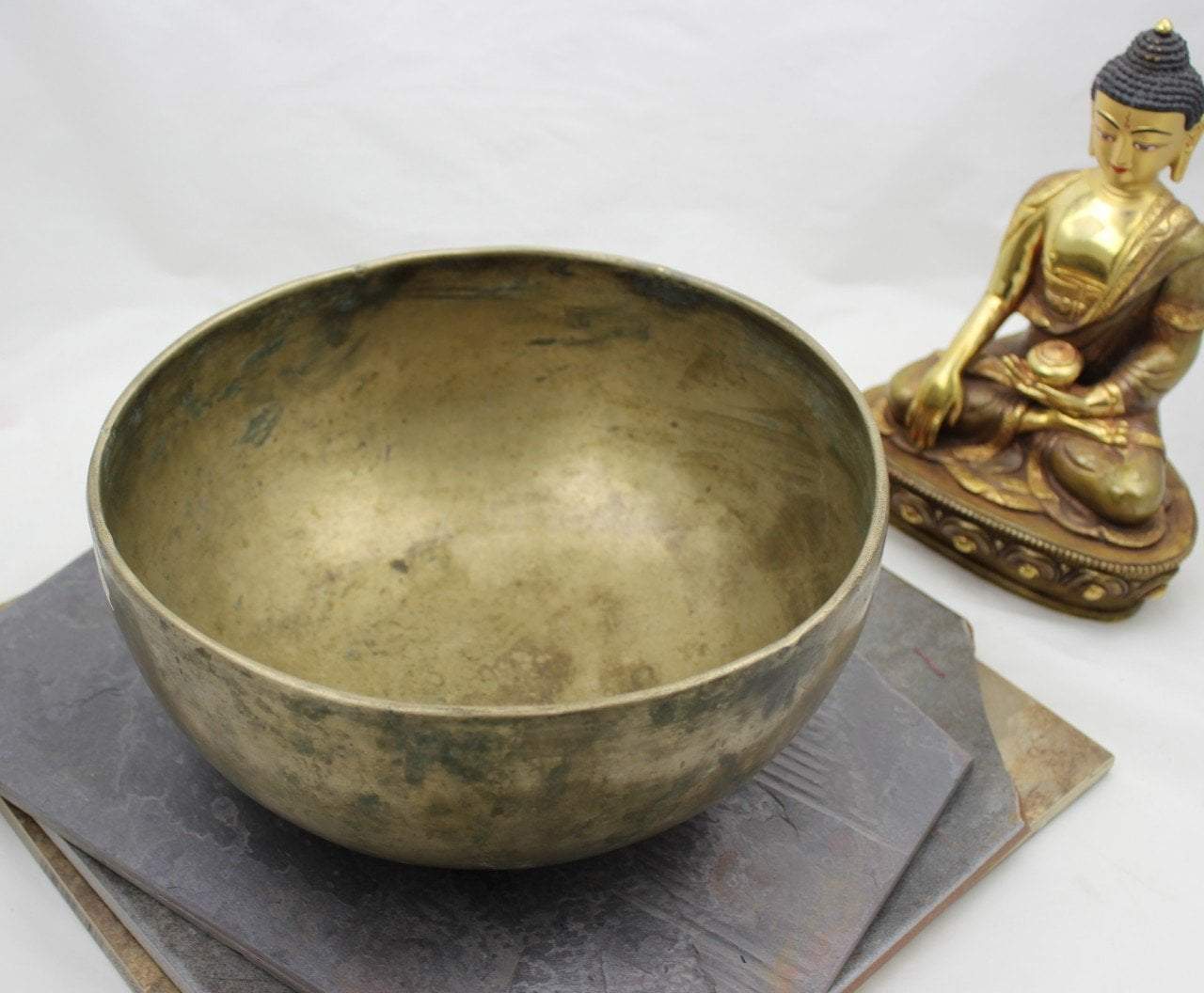 9 Inch Tibetan Singing Bowl - G4 386Hz Meditation Sound Therapy for Yoga, Mindfulness & Stress Relief