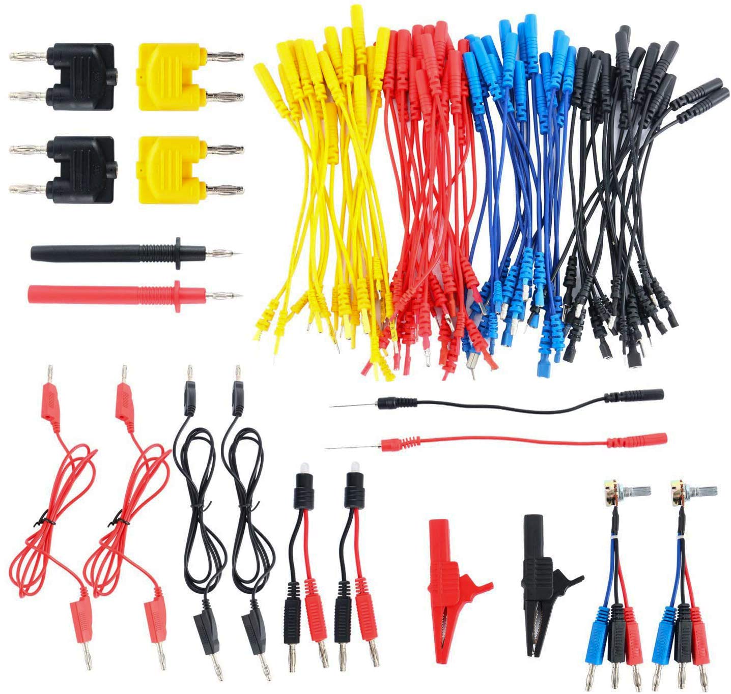 Automotive Circuit Test Leads Kit - Multifunction Electrical Testers & Diagnostic Tools with Wire Connectors & Adapter Cables (Includes Carrying Case) - Perfect for Car Repair, DIY Electrical Testing & Vehicle Maintenance