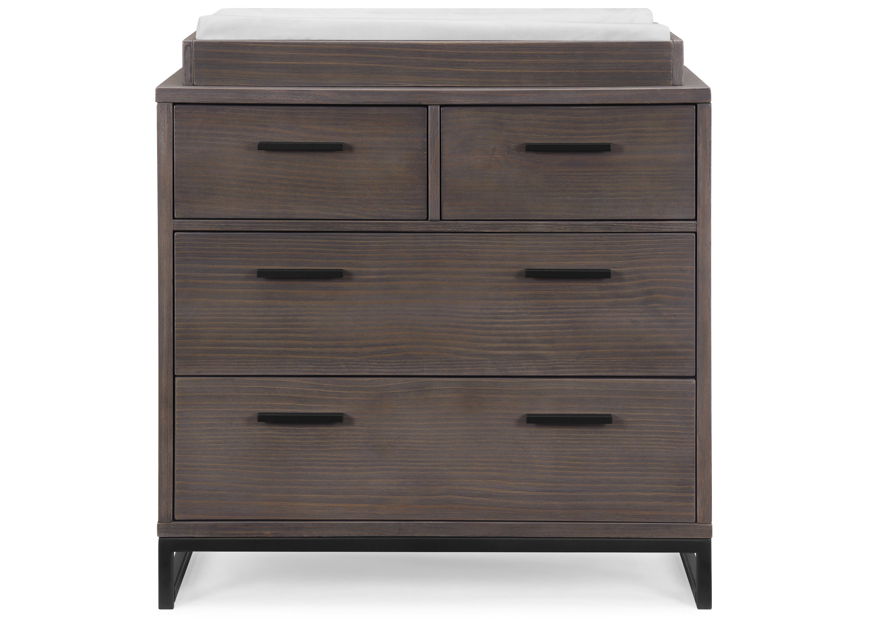 Foundry 4 Drawer Dresser with Changing Top - Nursery Storage Solution for Baby Clothes & Essentials | Perfect for Newborns & Toddlers