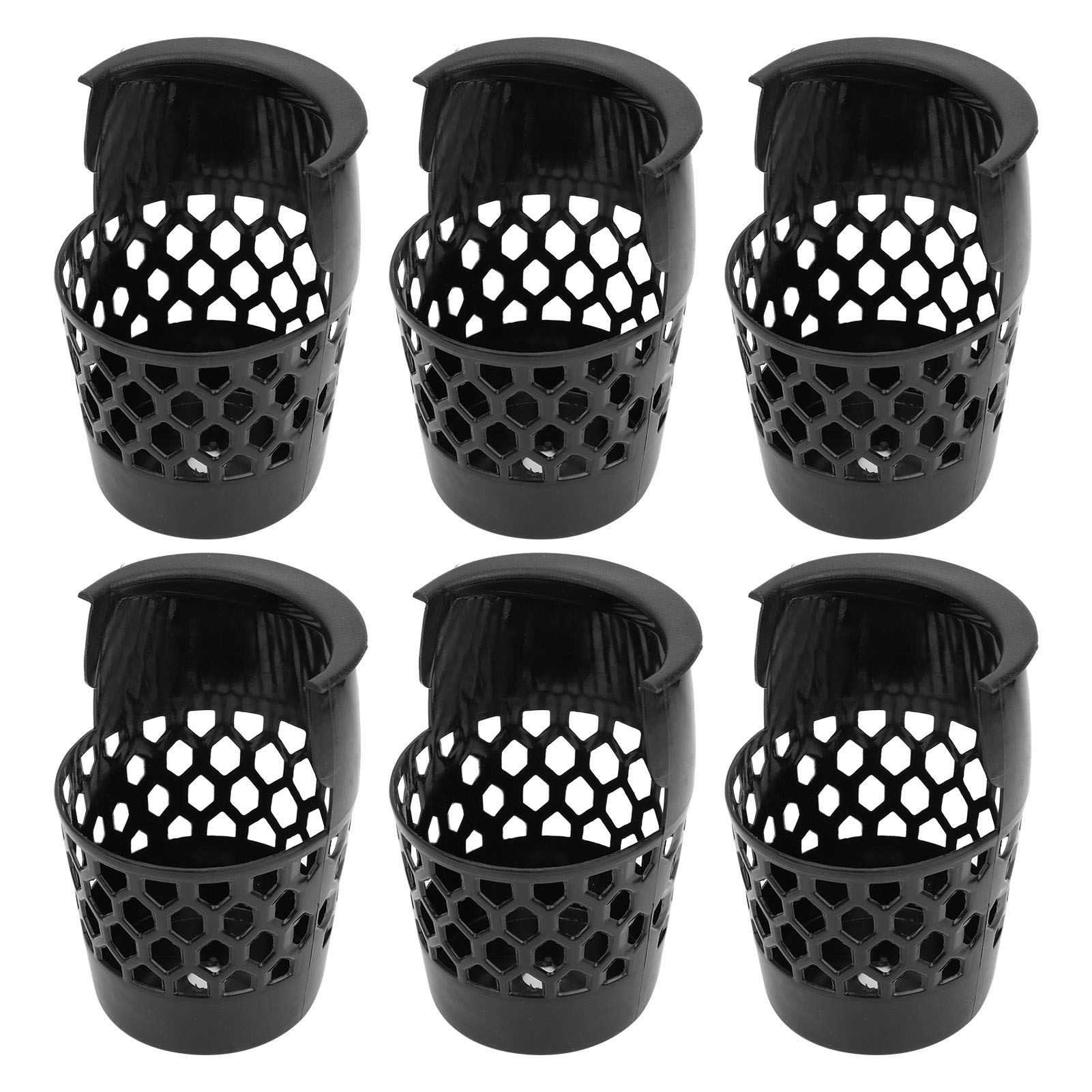 6Pcs Billiard Pockets - Plastic Pool Table Drop Nets & Ball Baskets Replacement Accessories for 8ft/9ft Billiards Tables | Durable & Easy Installation | Perfect for Home Game Rooms, Bars & Pool Halls