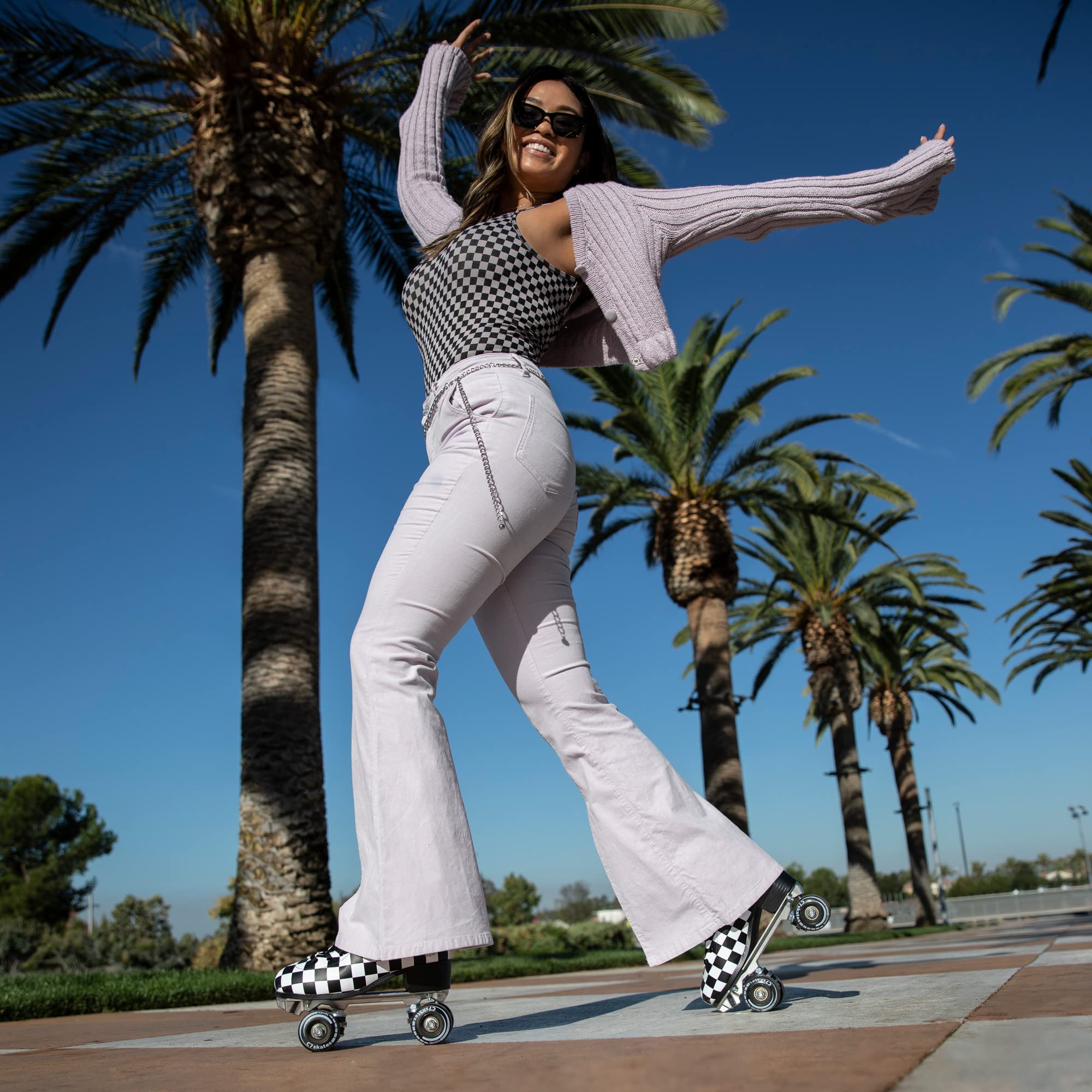 C7 Skates for Girls & Adults - Cute Roller Skates for Outdoor Fun