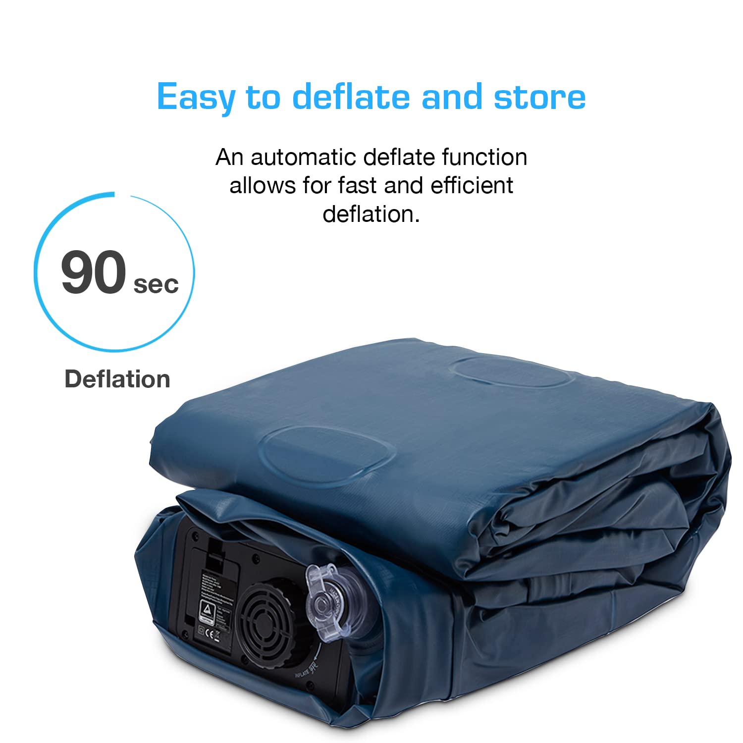 Active Era Premium King Size Air Mattress with Built-in Electric Pump & Integrated Pillow - Inflatable Guest Bed for Home, Camping & Travel Comfort