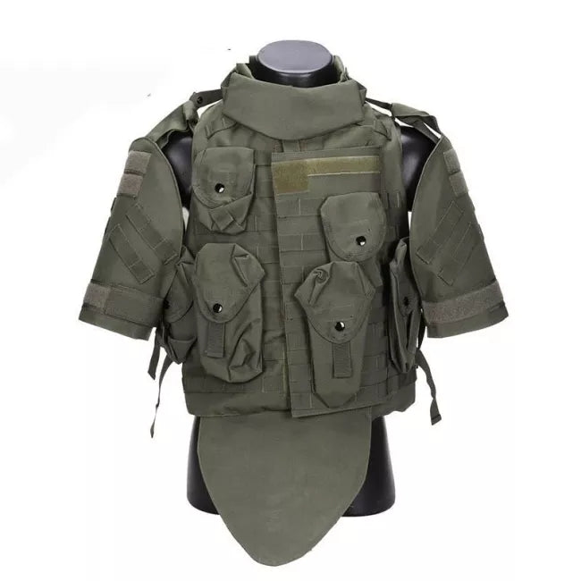OTV Outer Tactical Vest - Military Grade Tactical Body Armor for Airsoft, Paintball & Outdoor Activities | Adjustable Molle Vest for Tactical Gear & Equipment