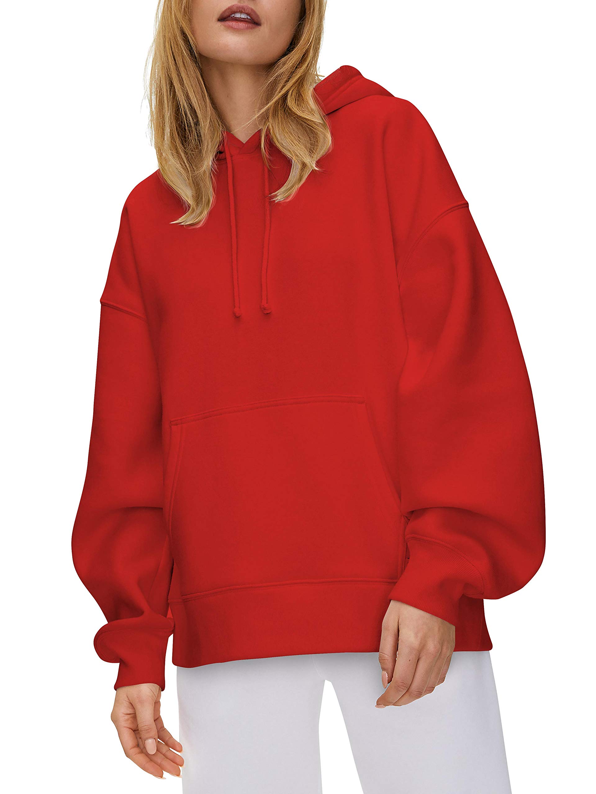 Premium Women's Fleece Hoodie Pullover Sweatshirt - Soft & Warm Winter Outerwear for Casual Wear, Gym, Hiking & Outdoor Activities