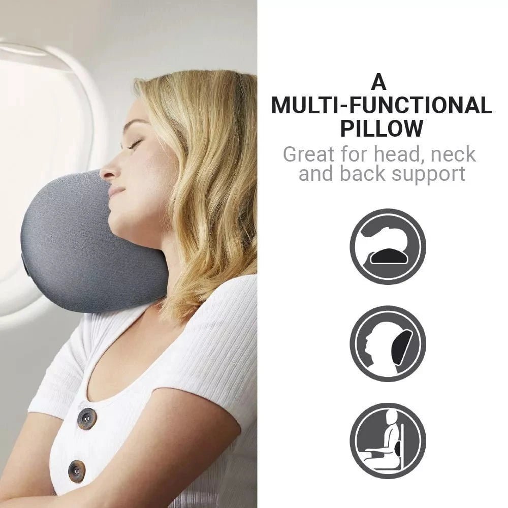 Go Travel Memory Dreamer Universal Travel Pillow - Comfortable Neck Support for Airplane, Car, Office & Home Use