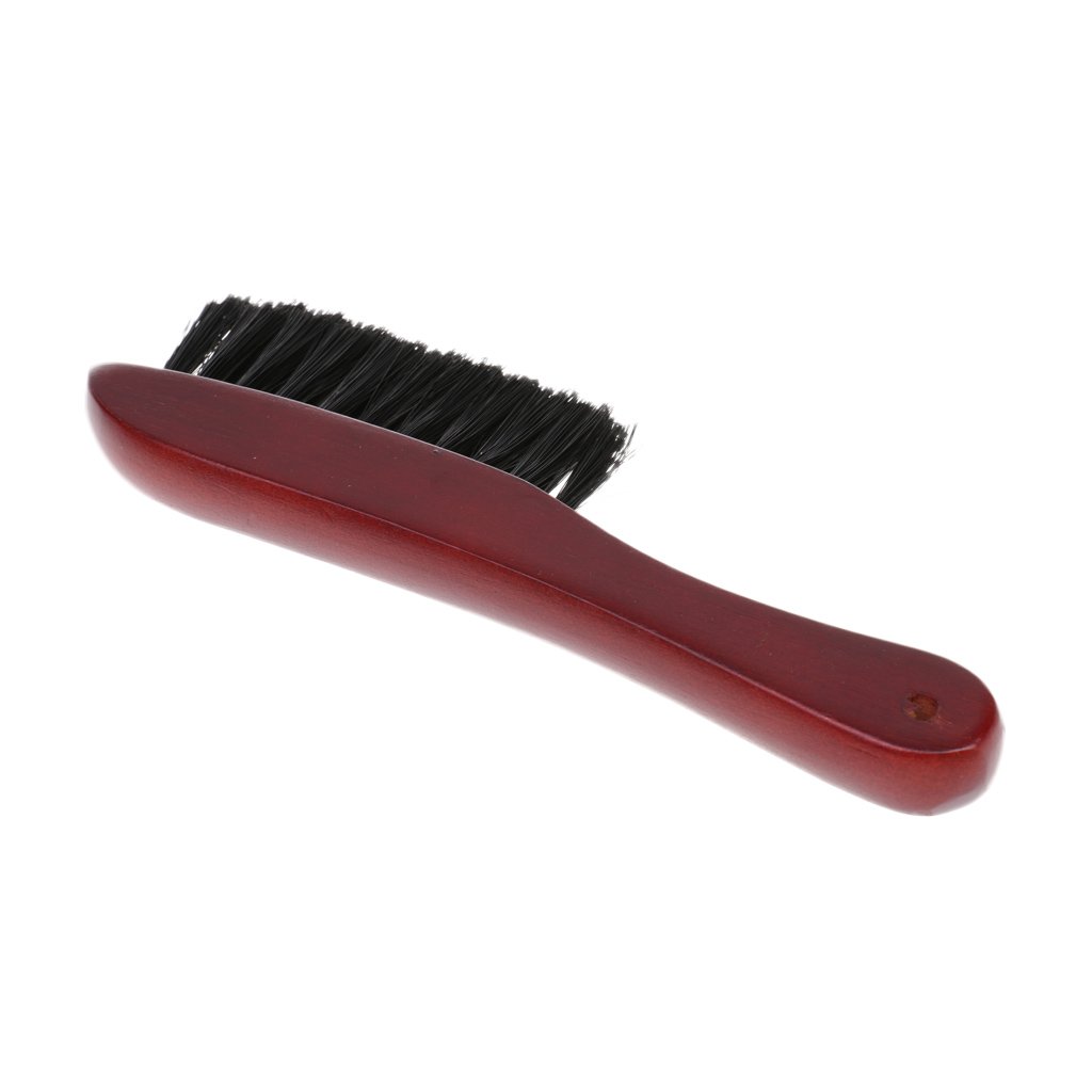 Premium Wood Handle Horse Hair Rail Brush - Snooker & Pool Table Cleaner Tool for Professional Billiards & Home Game Rooms