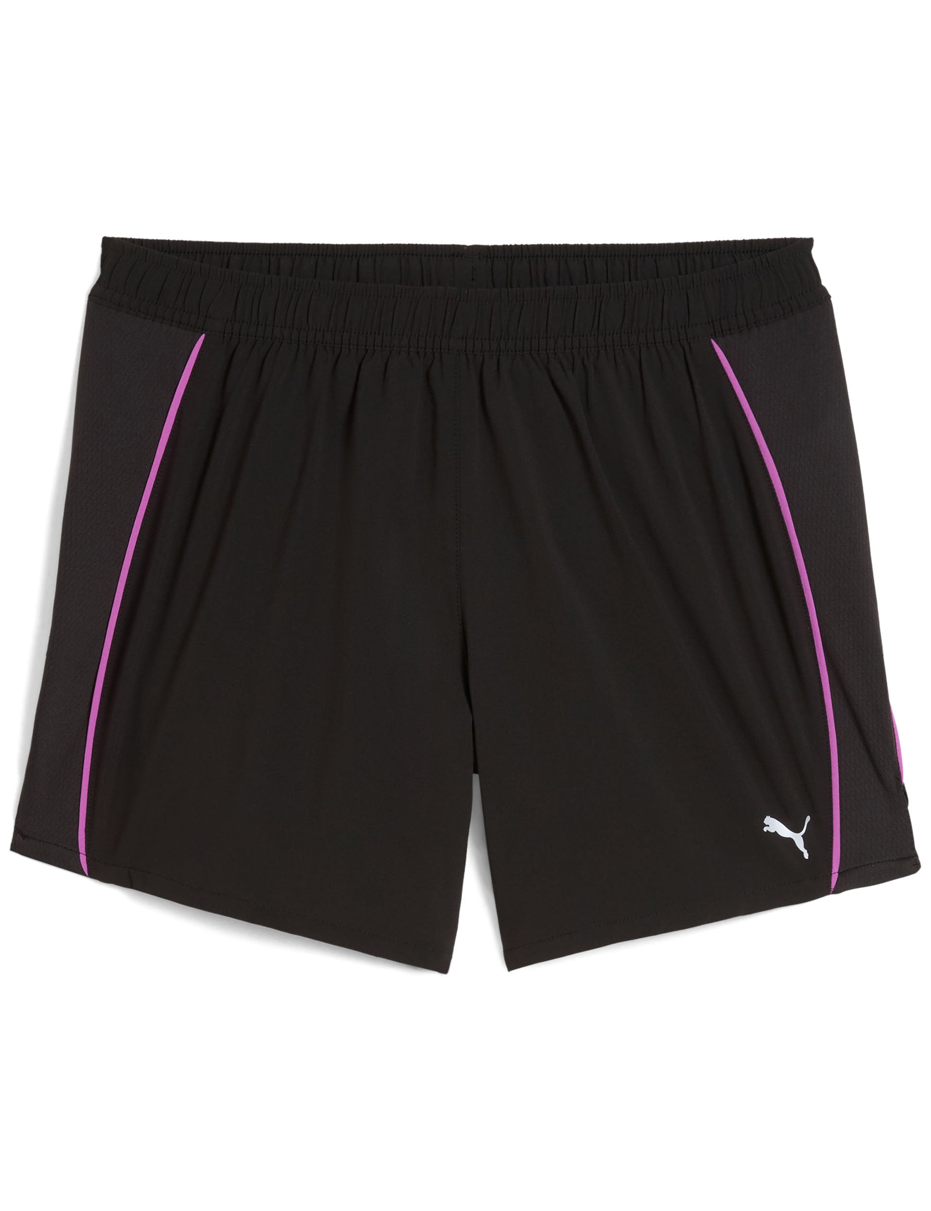 Velocity 5 Running Shorts for Men & Women - Breathable Quick-Dry Athletic Shorts in Black/Wild Berry - Perfect for Jogging, Gym Workouts & Outdoor Sports
