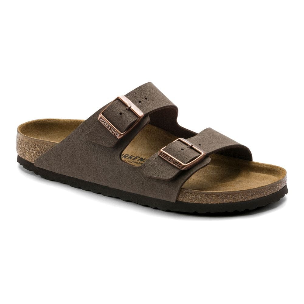 Birkenstock Men's Arizona Birkibuc Sandals - Comfortable Cork Footbed Slides for Casual Wear, Walking & Outdoor Activities