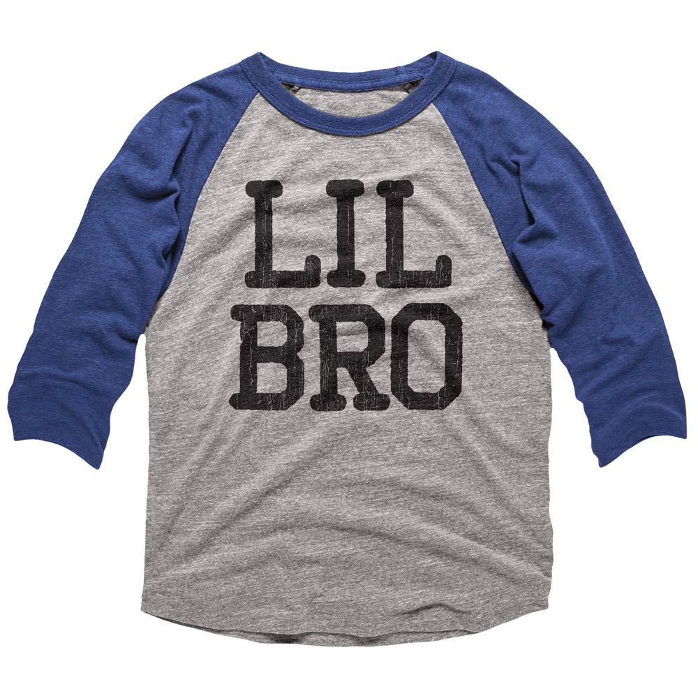 Little Brother 3/4 Sleeve T-Shirt for Boys - Cute Baby & Toddler Gift Idea for Pregnancy Announcement, Sibling Reveal & Newborn Photos - Soft Cotton Shirt for Special Occasions & Family Moments