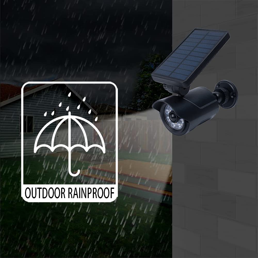 8 LED Solar Motion Sensor Lights - 500 Lumen Waterproof Security Flood Lights for Garage, Yard, Driveway & Pathway - Outdoor Lighting for Home Safety & Energy Savings