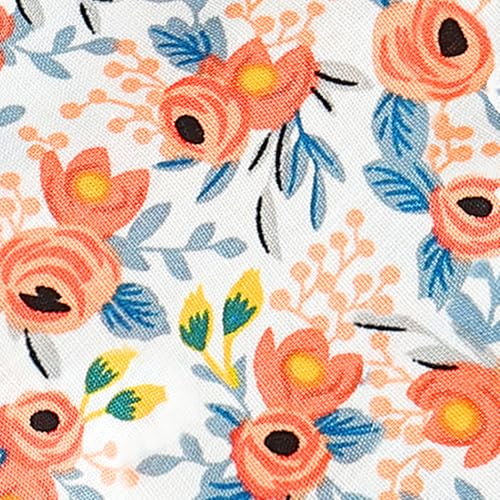 01-orange floral