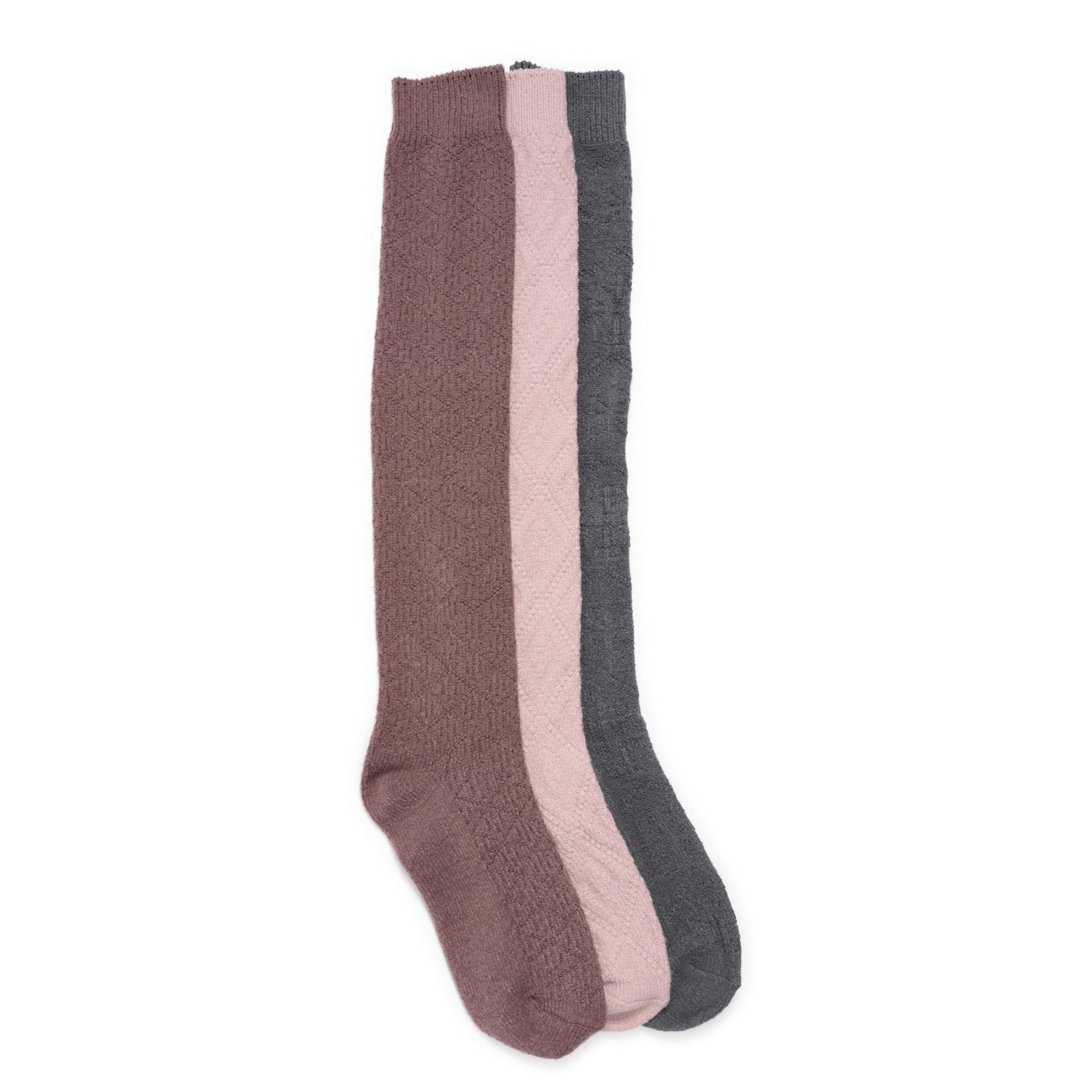 MUK LUKS Women's Ultra Soft Microfiber Socks - 3 Pack Cozy Ankle Socks for Everyday Wear, Work & Yoga - Breathable & Comfortable Socks for Women